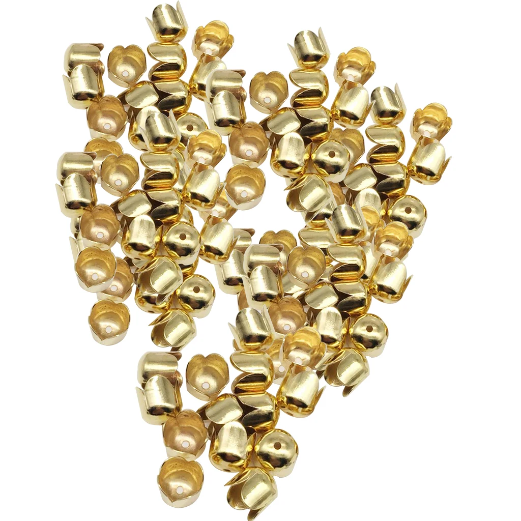 100 шт. кожаных наконечников для шнура колпачки кисточек чехлы самодельных