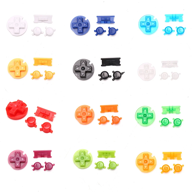 

4pcs/set Button and Accessory For GBC Replacement Buttons Switch Buttons Colorful