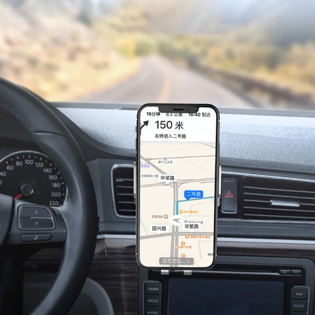 Автомобильный держатель для телефона Air Vent Mount Stand Интеллектуальная Индукционная