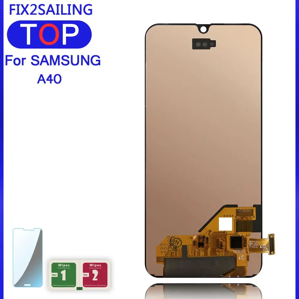 ЖК-дисплей s для samsung A40 A405 Super AMOLED ЖК-сенсорный экран дигитайзер сборка Замена |