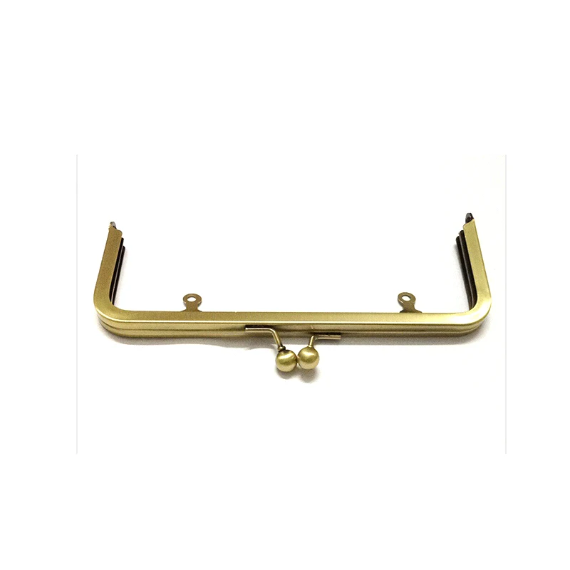 8 x 3 inch brass /Gold /Nickel purse frame with loops metal handle standard ball clasp 12pcs/lot | Багаж и сумки