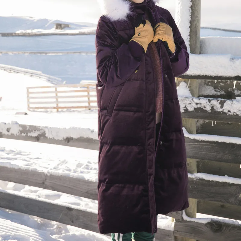 INMAN зимний женский теплый меховой воротник с капюшоном ветронепроницаемый