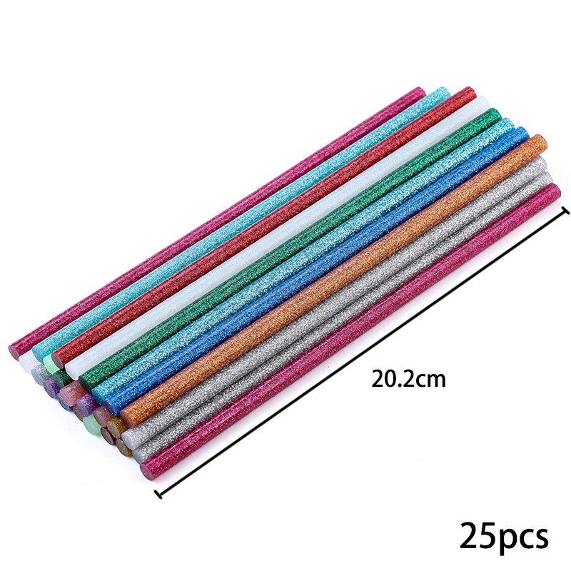 15 Вт/25 Вт обновленная версия горячего расплава клея пушка с клеевым стержнем несколько Цвета может сделать ремесла для самостоятельной покраски дома быстрого ремонта