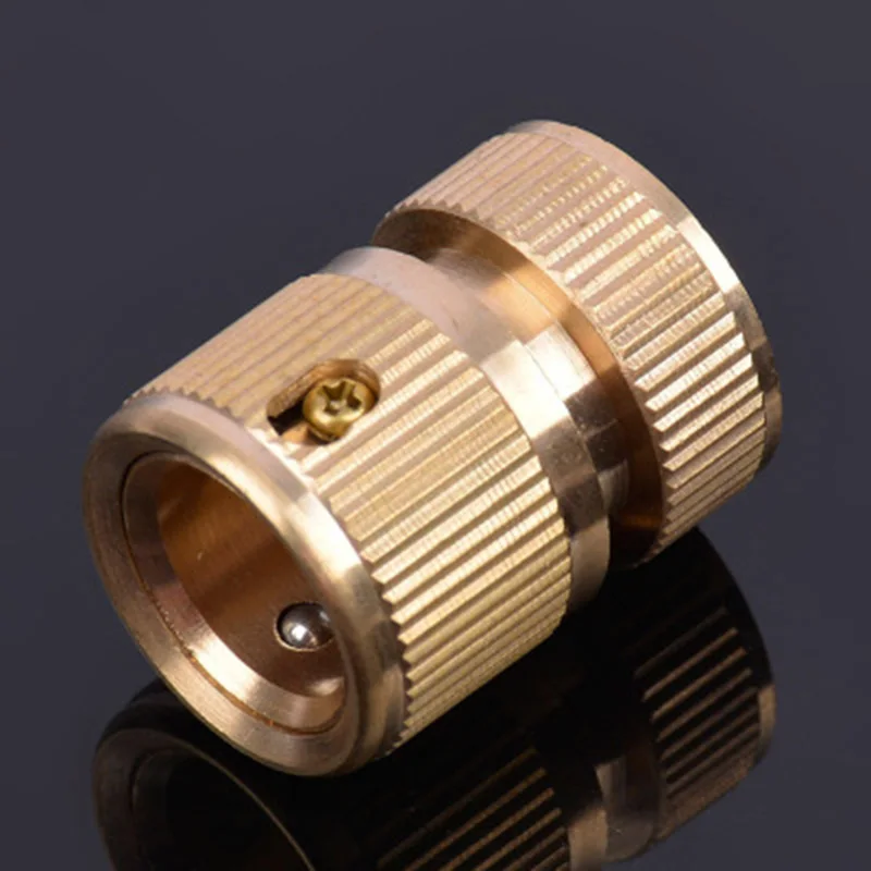 

New Brass 3/4\\\" Hose Connector Adapter Quick Connector Water Washing Tool