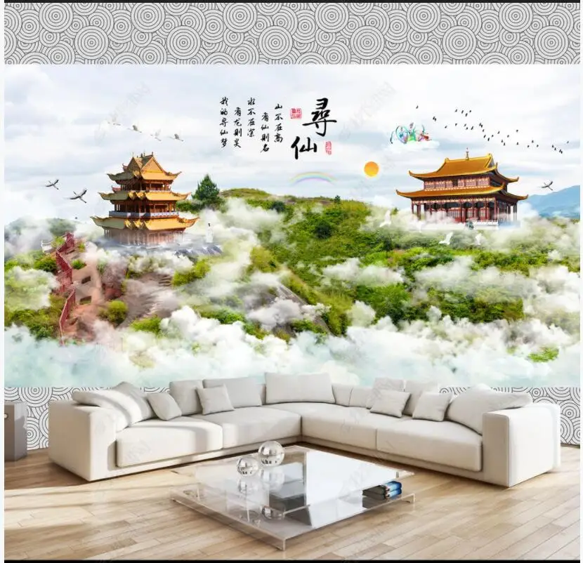 

Настенный пейзаж 3d HD солнечные горы и реки пейзаж домашний декор пользовательские фото обои для стены спальни