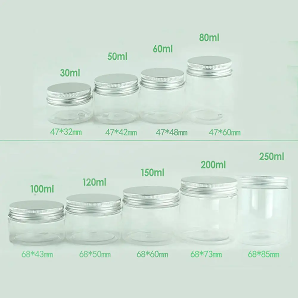 Прозрачный контейнер для хранения с крышкой 30 250 мл|Бутылки и банки хранения| |