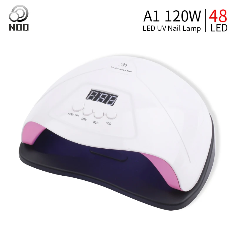 NOQ Max96W A1 УФ лампа 48 бусин для ногтей Светодиодная лампа для сушки ногтей 4 синхронизации сушки Гель-лак для маникюра с солнцем X7 Plus светильник