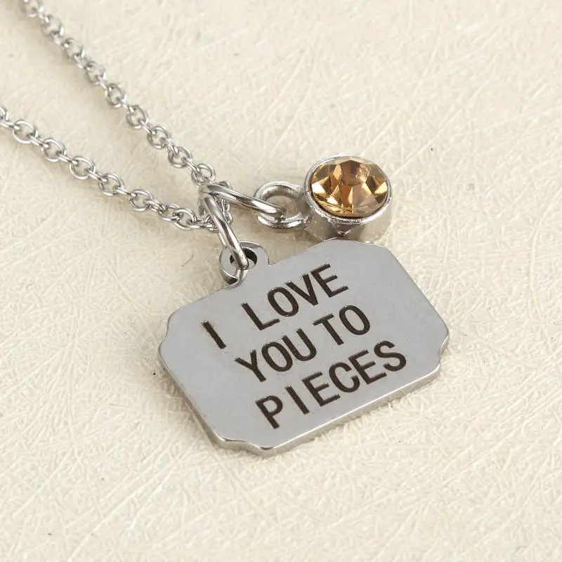 316L из нержавеющей стали лучший ведьмы на Хэллоуин Рождественское ожерелье