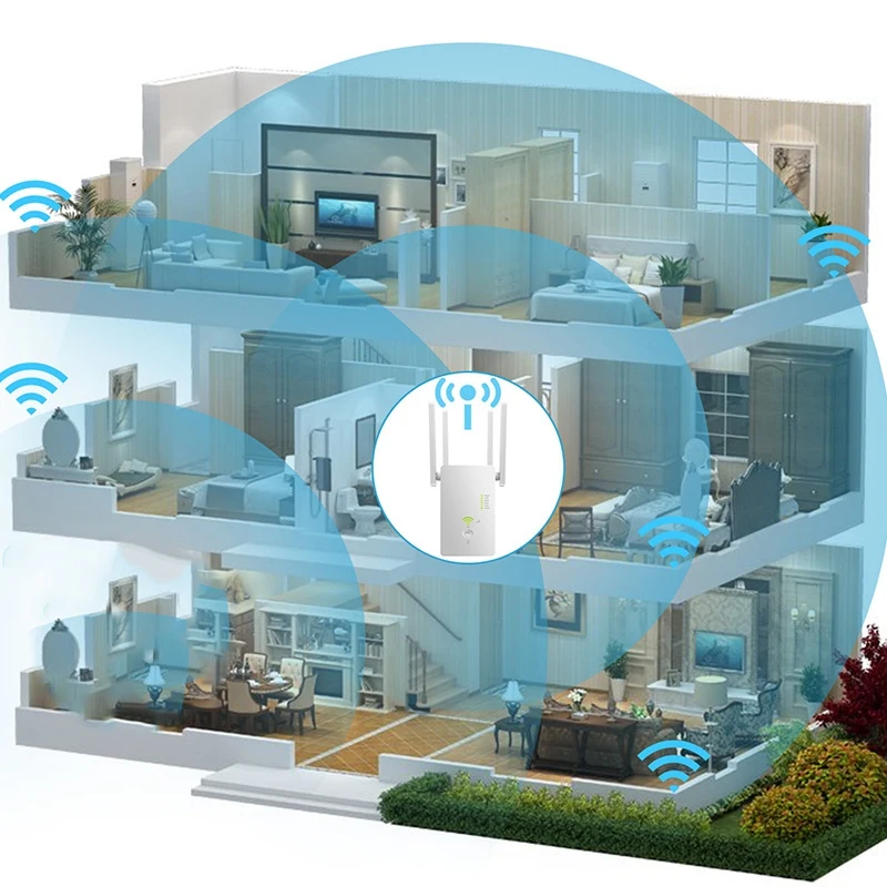 WiFi Range Extender Ретранслятор маршрутизатор AC1200M усилитель точка доступа 2 4 5 8 GHz