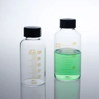 5ml to 1000ml lab graduated round borosilicate glass reagent bottle transparentbrown serum bottle graduation sample vials