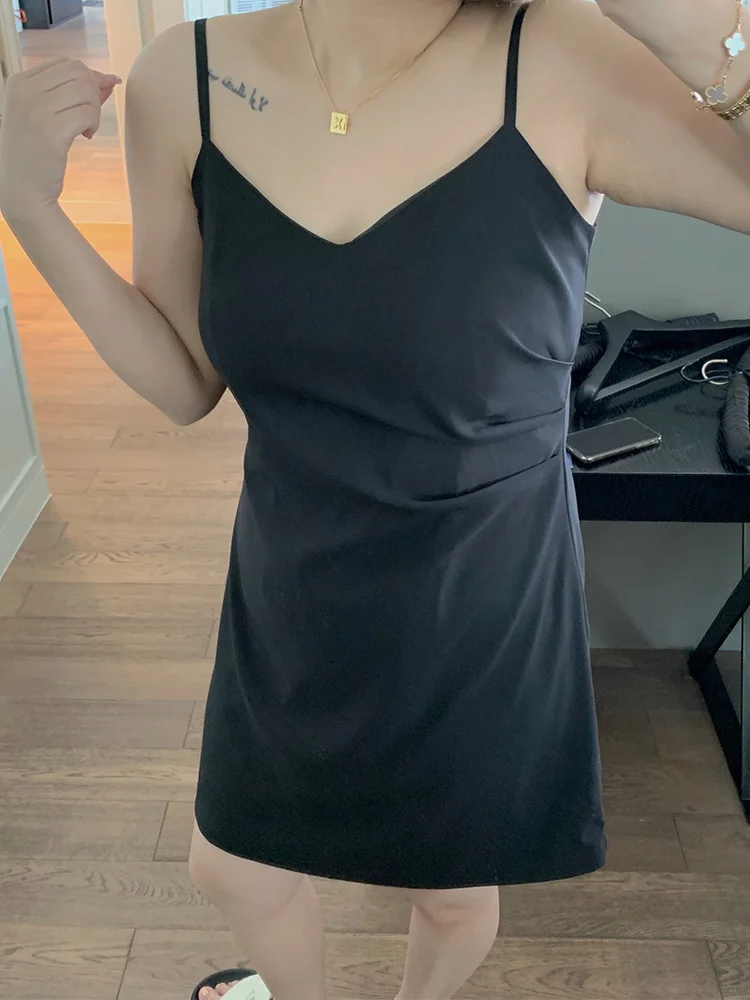 

Платье женское на подтяжках, модное свободное облегающее Макси платье для полных женщин, большие размеры, на весну, лето