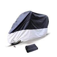 190t silver coated motorcycle cover with front wheel keyhole anti sun dust proof rain proof scratch proof and anti ultraviolet