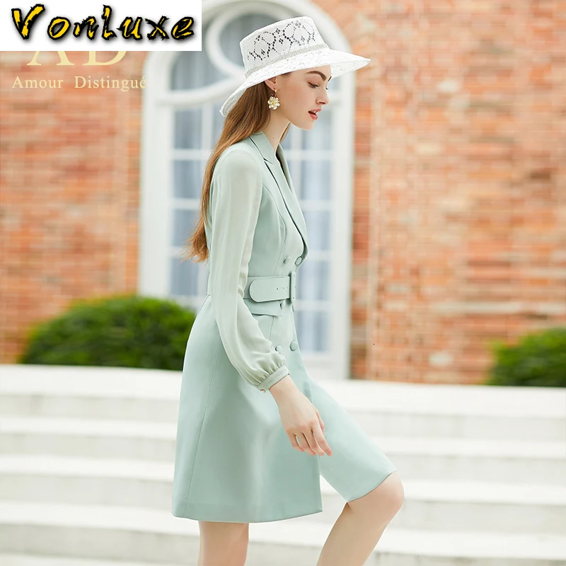 Женский блейзер с длинным рукавом элегантный офисный пиджак деловая одежда для