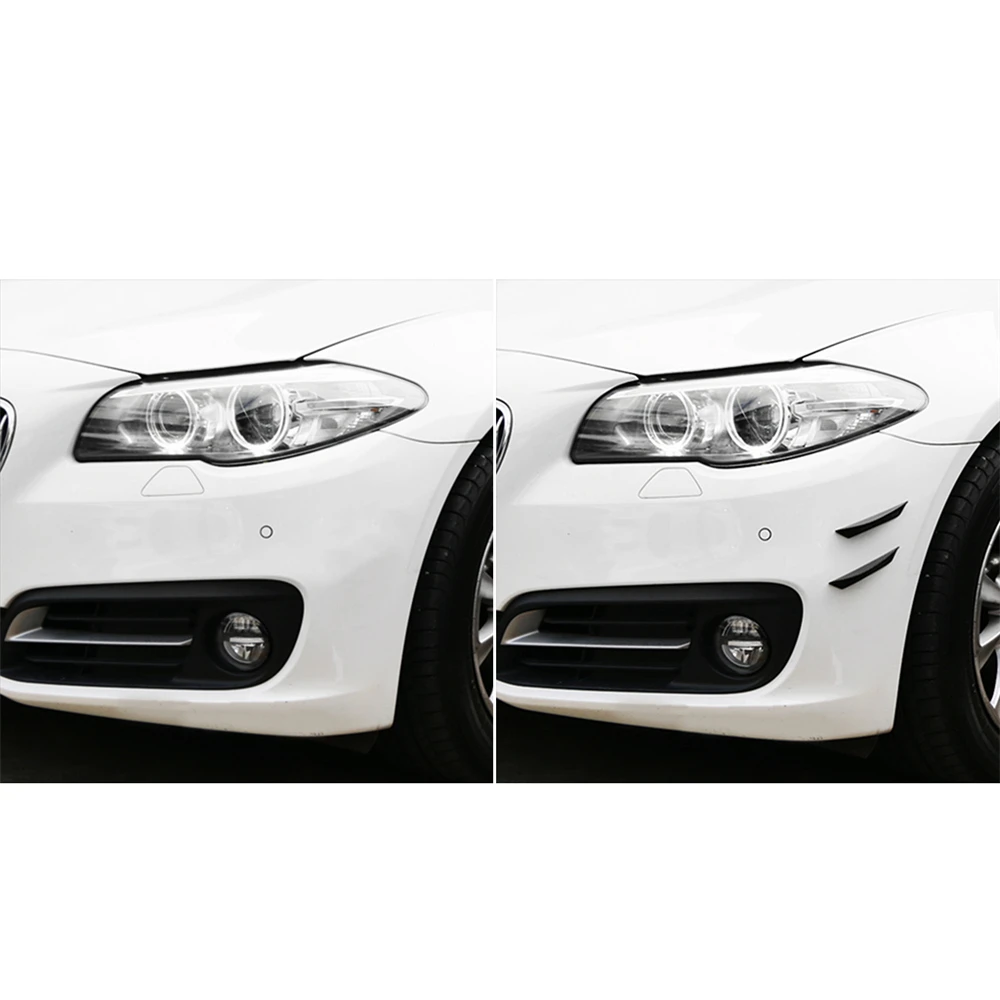 Jual Serat Karbon Bumper Depan Universal Nyata Spoiler Pisau Udara Stiker Mobil Untuk BMW E60 E90 F30 F10 E70 F15 E84 F20 Dekorasi
