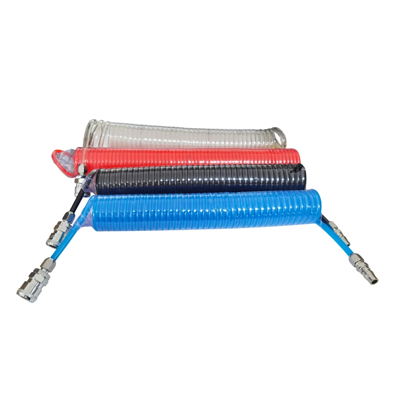 

Воздушный шланг PU6 * 4 PU8 * 5 PU10 * 6,5 PU12 * 8, быстросъемные соединители для пневматических шлангов, запчасти 6 м, 9 м, 12 м, 15 м