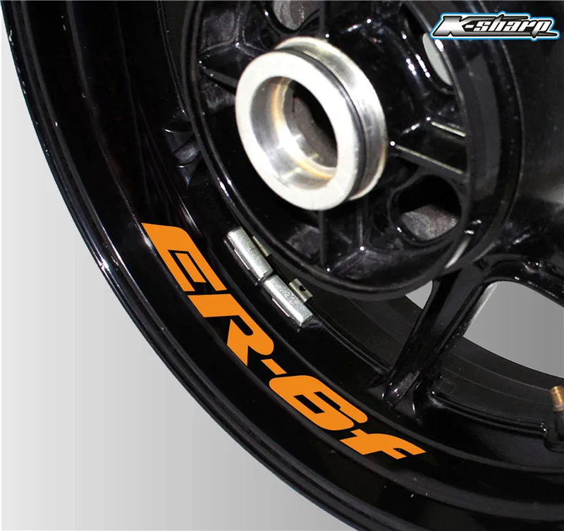 Новые светоотражающие наклейки для мотоциклетных шин креативные с логотипом