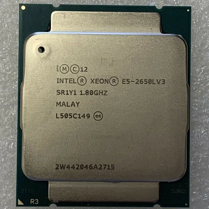 Intel Ксеон E5-2650L V3 E5-2650LV3 Процессор 1 8 ГГц 30 Мб Кэш 12 ядер 24 нитей LGA2011-3 процессор |