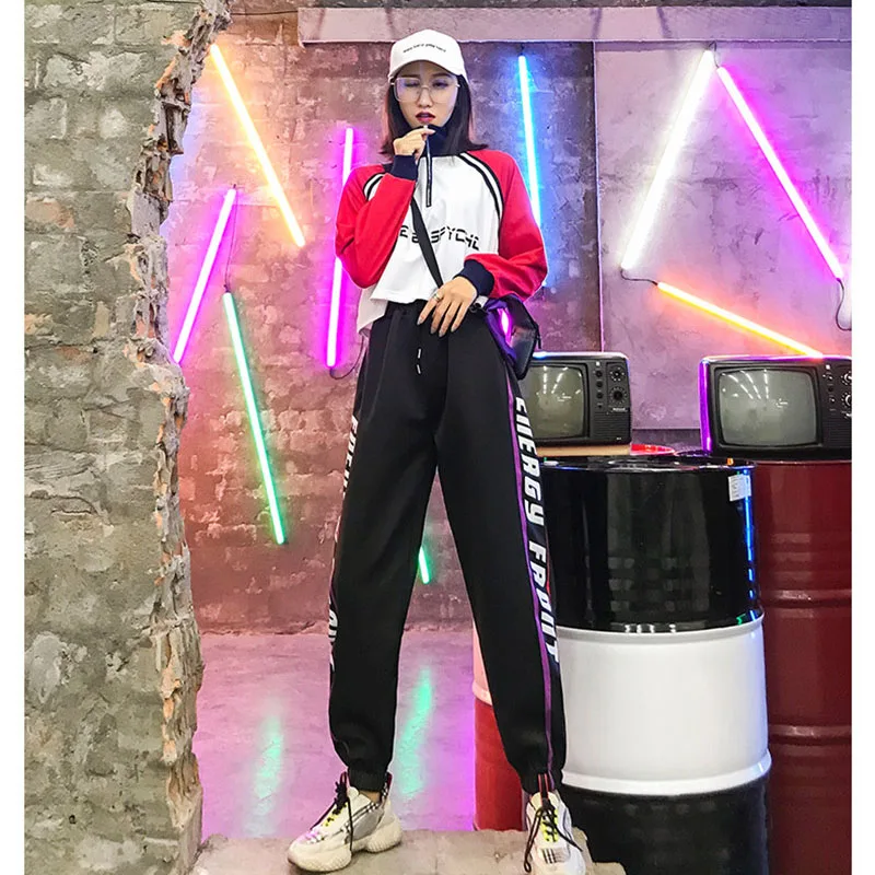 Брюки Hirsionsan женские с высокой эластичной талией повседневные свободные штаны