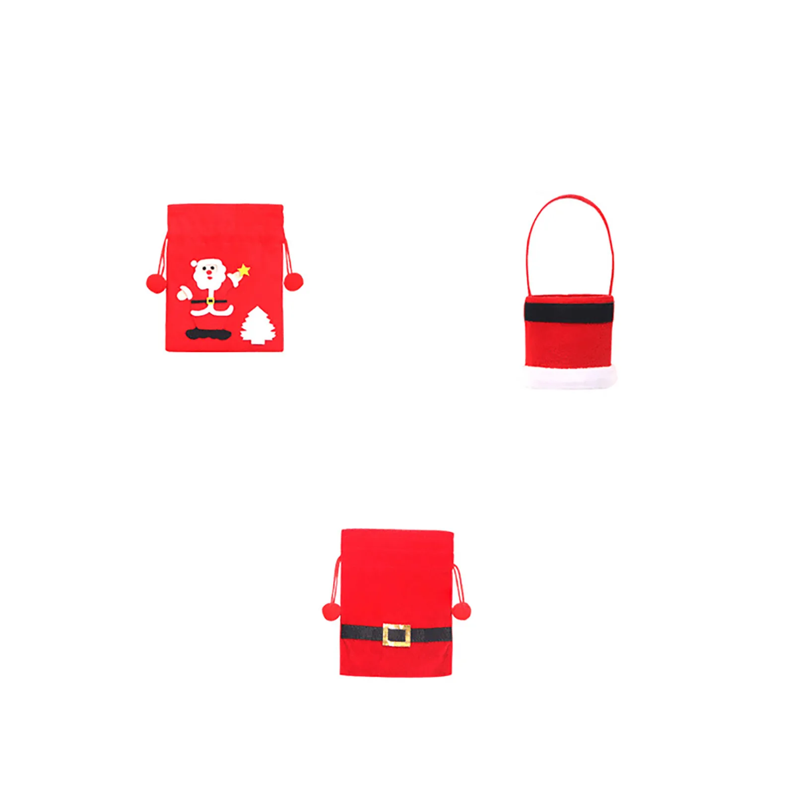 Рождественские подарки для дома мешок хранения с Санта-Клаусом снеговиком