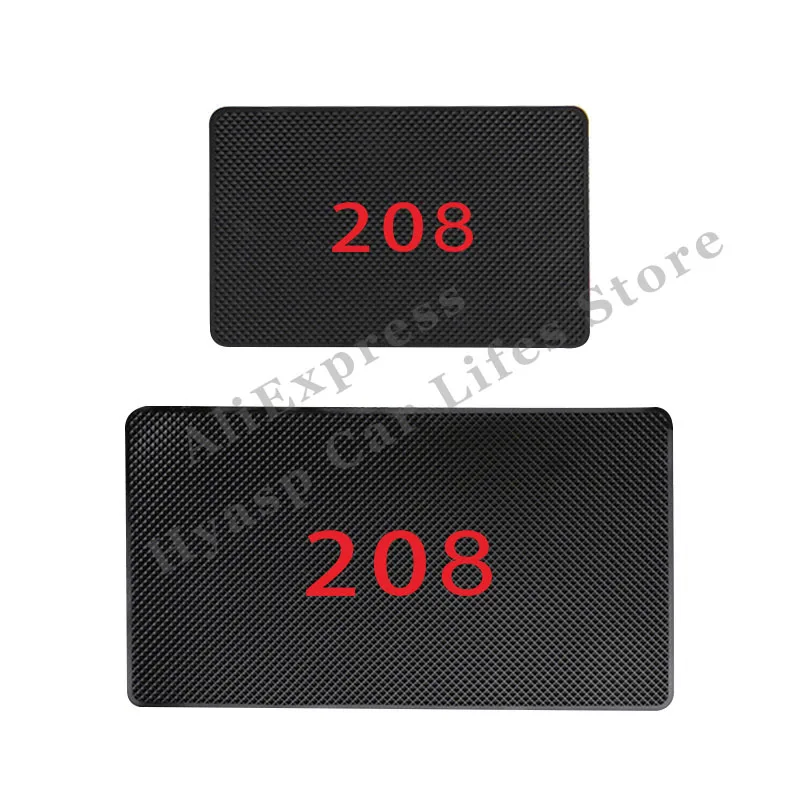 

Автомобильный нескользящий коврик для Peugeot 208, силиконовый нескользящий коврик для салона приборной панели, автомобильные аксессуары, Стай...