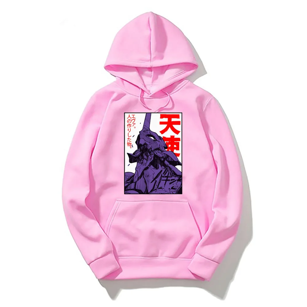 2021 Japan Anime Eva 01 Evangelion Hoodie Men Manga Unisex Streetwear Casual Long Sleeve Sweatshirt
