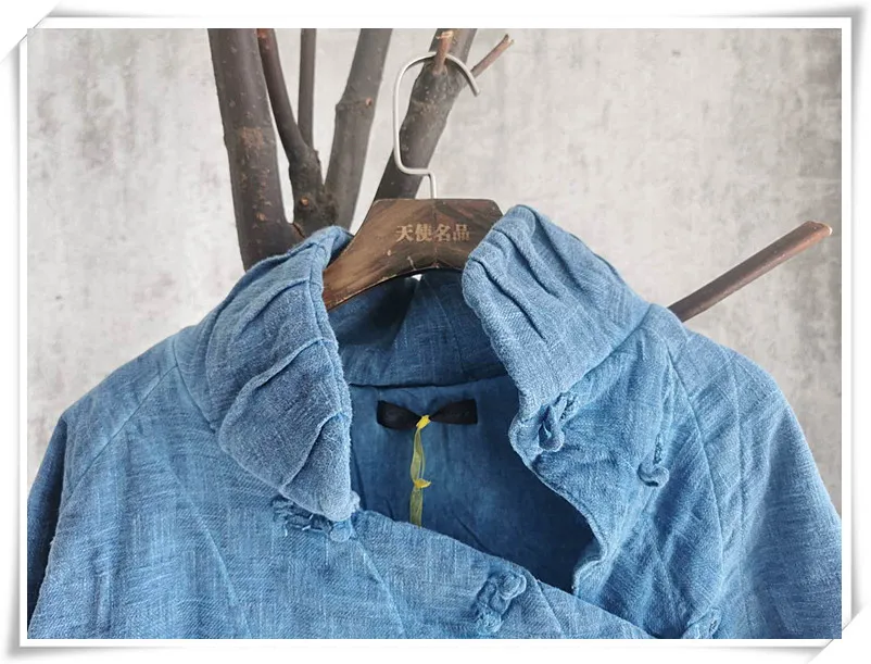 

LYUZHE Vintage Solid Striped Women Coat 2021 Autumn Winter Stand Collar Temperament Cotton Coat Plus Size Female Coat Red QDY138