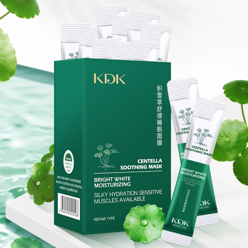 Горячая успокаивающий никотинамид маска для лица ночной уход за увлажнение с