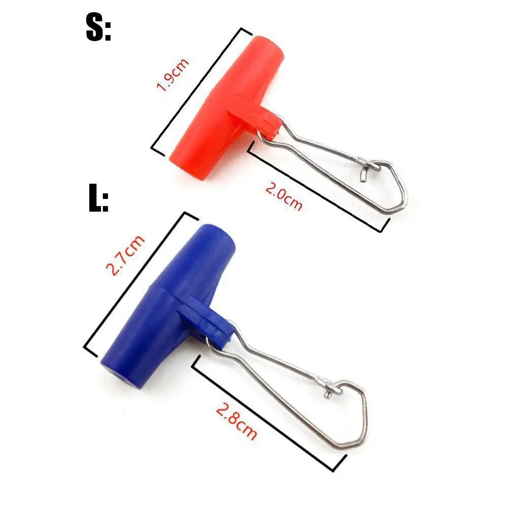 

50pcs Plastic Head Swivel Nice Hooked Snap Interlock Zip Slider High-strength Sinker Slides Swivels for Braid Fishing Line Pesca