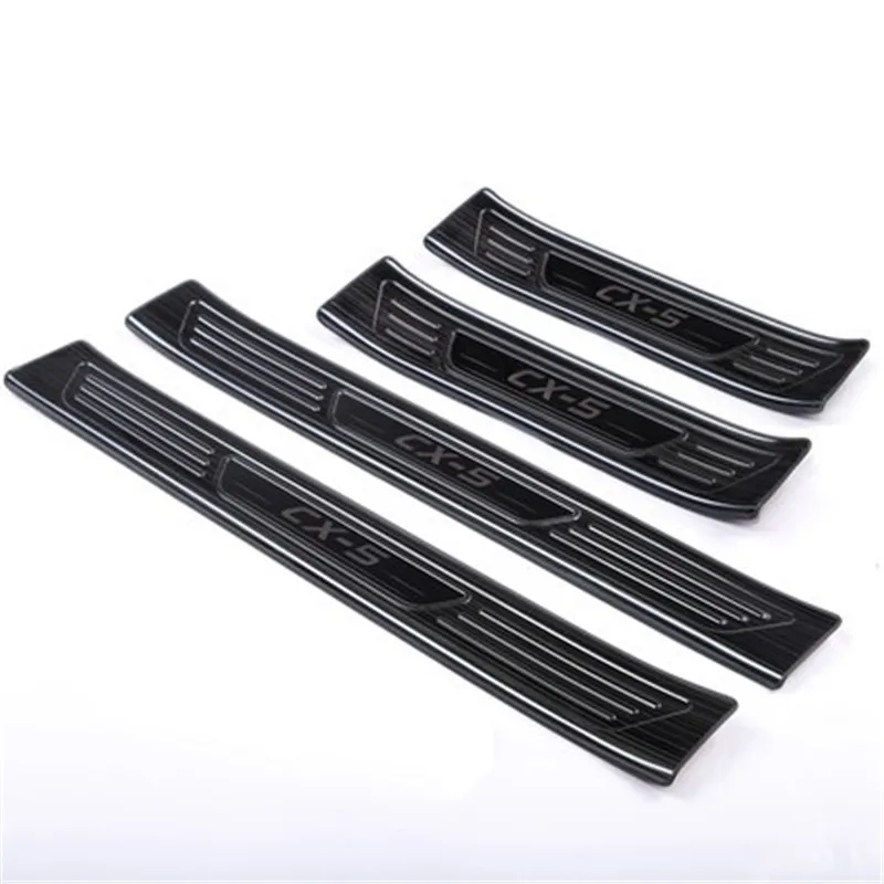 Внутренняя и справочная деталь из нержавеющей стали/задняя дверь для Mazda внешняя