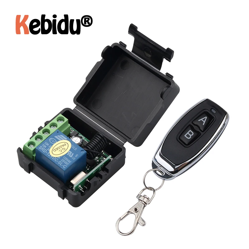 Портативный радиочастотный мини передатчик 433 МГц с беспроводным пультом