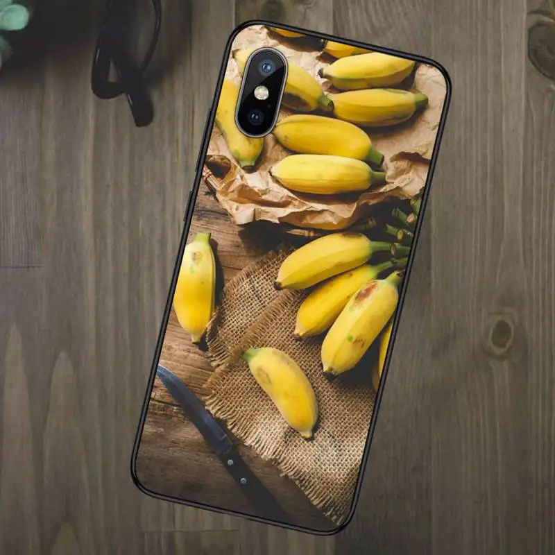 

Food fruit yellow banana Phone Case for iPhone 11 12 mini pro XS MAX 8 7 6 6S Plus X 5S SE 2020 XR