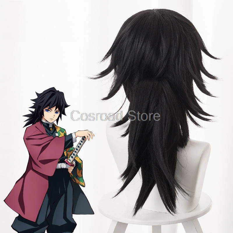 Cosroad Demon Slayer Kimetsu no Yaiba Косплей парики хашибира Inosuke Tomioka Giyuu Kochou Shinobu Tokitou Muichirou аниме парики