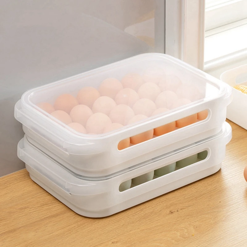 

Кухонная коробка для яиц, многослойная коробка для хранения яиц, пластиковый держатель для яиц, диспенсер для яиц, контейнер для хранения яи...