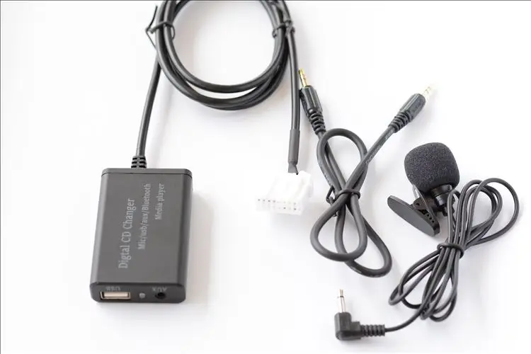 1 комплект с функциями "Hands Free" и Bluetooth для автомобиля Наборы MP3 AUX адаптер Интерфейс для Mazda 3, 5, 6, RX8 сглаживатель перепадов напряжения поддержка прямых поставок