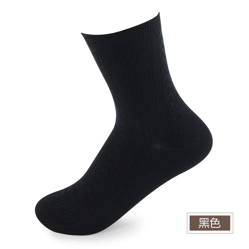 

5 pieces of bamboo fiber tube women's socks spring and summer individually wrapped, sweat-absorbent, breathable and deodorant
