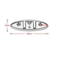 marine hardware 316 stainless steel boat flip up folding pull up cleat dock deck line rope mooring cleat accessories yacht parts