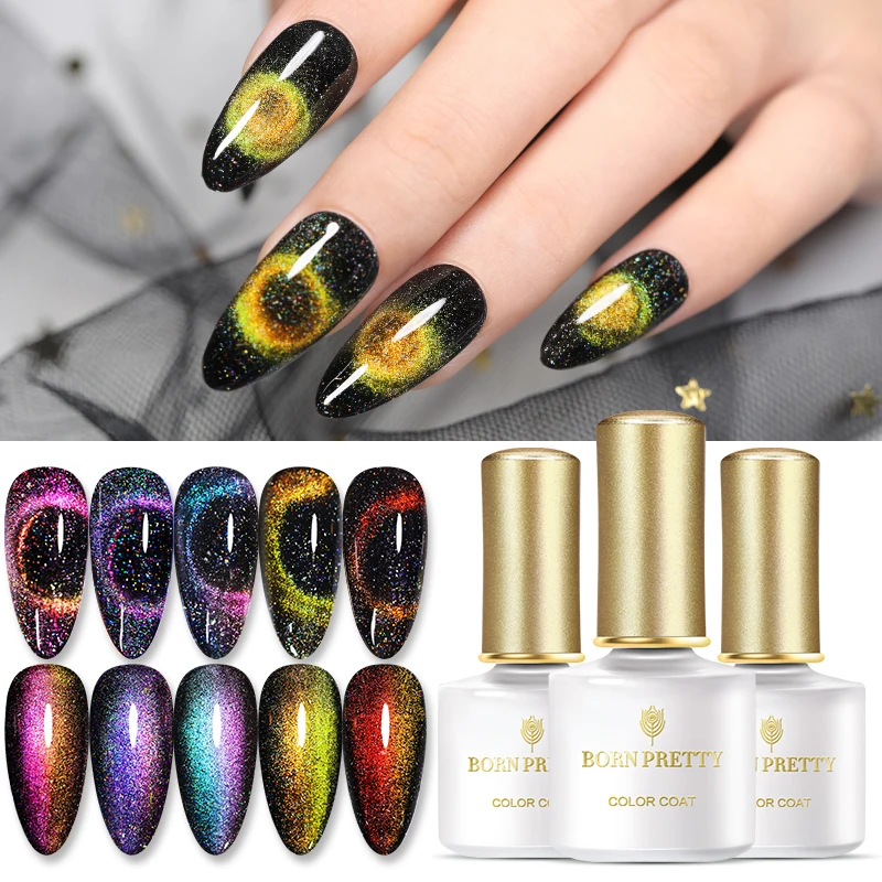 3D Хамелеон для использования с магнитом BORN PRETTY Гель лак ногтей кошачий глаз