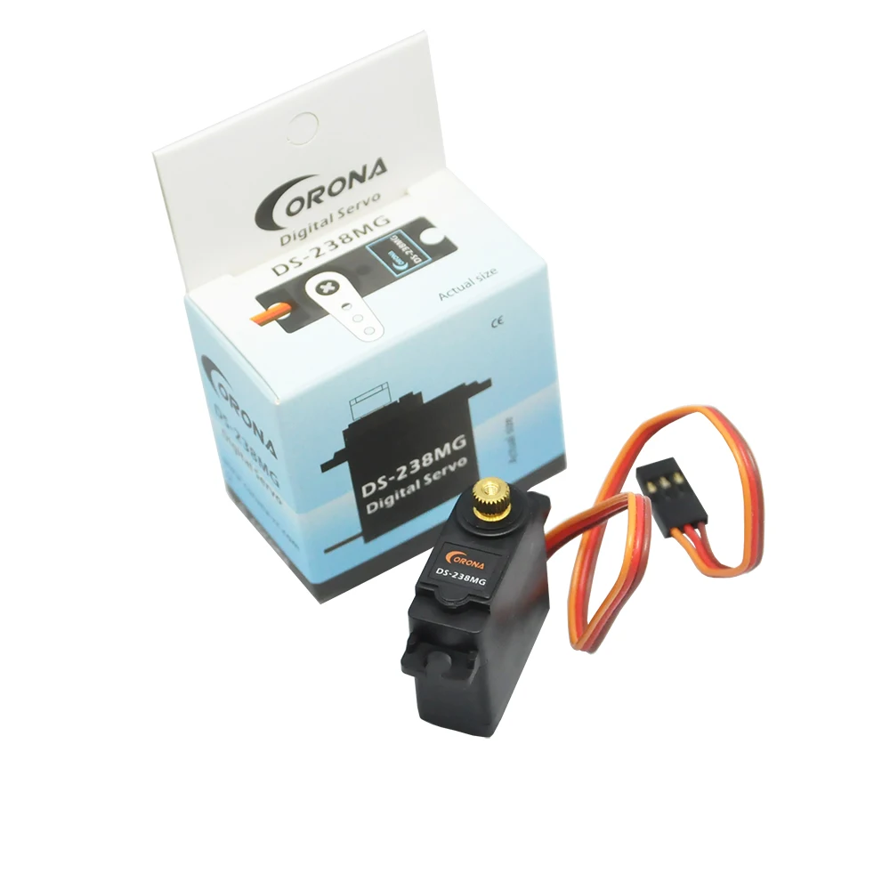 Цифровой Сервопривод Corona DS238MG металлическая шестерня 4 6 кг/см/22 г для