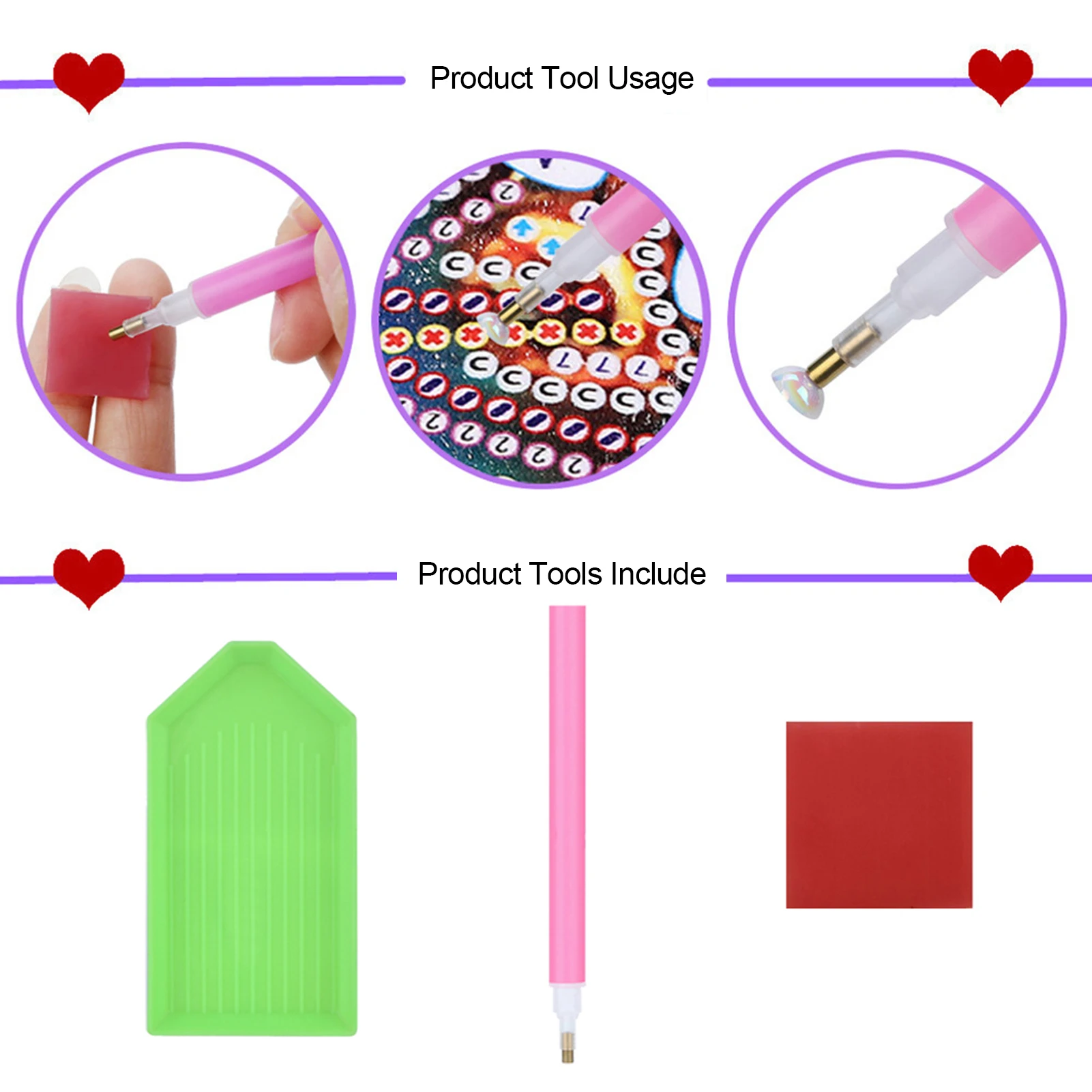 SNH102 большой емкости многофункциональный фотоэлемент стильная DIY Смола алмазная