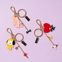 lqbts youth league baby series keychain q version cartoon pendant key chain male and female student supplies k pop
