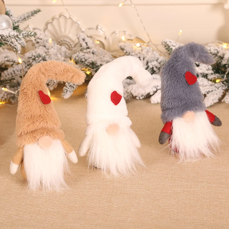 28x10cm Cartoon Christmas Santa Doll Swedish Gnome Toy Decoration Home New Year Table Decor Tree Pendants Ornaments | Дом и сад