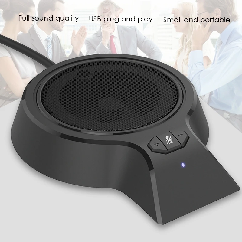 

3.5mm Desktop USB Microphone Microphone Computer Game Anchor Live K Song Conference Capacitor for Laptop Voice Desktop