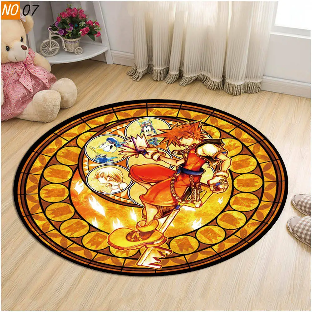 Детская комната мультяшный напольный ковер сердце королевы стеклянный дверь