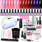 Набор гель для ногтей COSCELIA, УФ-лампа, электрическая дрель для ногтей, наборы для маникюра, инструменты для дизайна ногтей