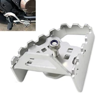 rear brake lever pedal enlarge foot peg extension for honda crf1000l 2014 2015 2016 2017 2018 2019 motorcycle silver aluminum
