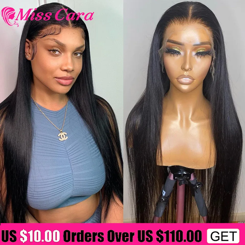 Bone Straight Human Hair Wigs Malaysian T Part Transparent Lace Human Hair Wigs For Women Bone Straight 13x5X1 Lace Frontal Wig