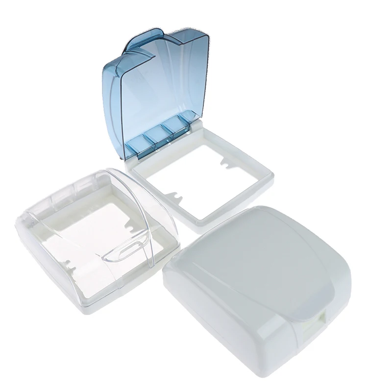 Новый 86 Тип пластиковый настенный выключатель водонепроницаемый чехол световая