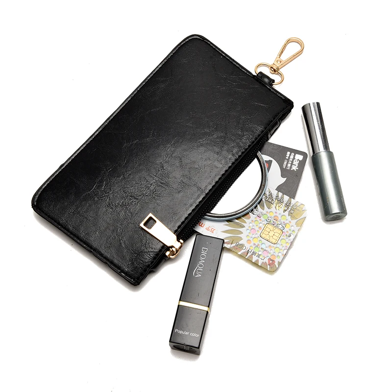 Сумка NEWPOSS женская из вощеной кожи роскошный саквояж с кармашком для кошелька