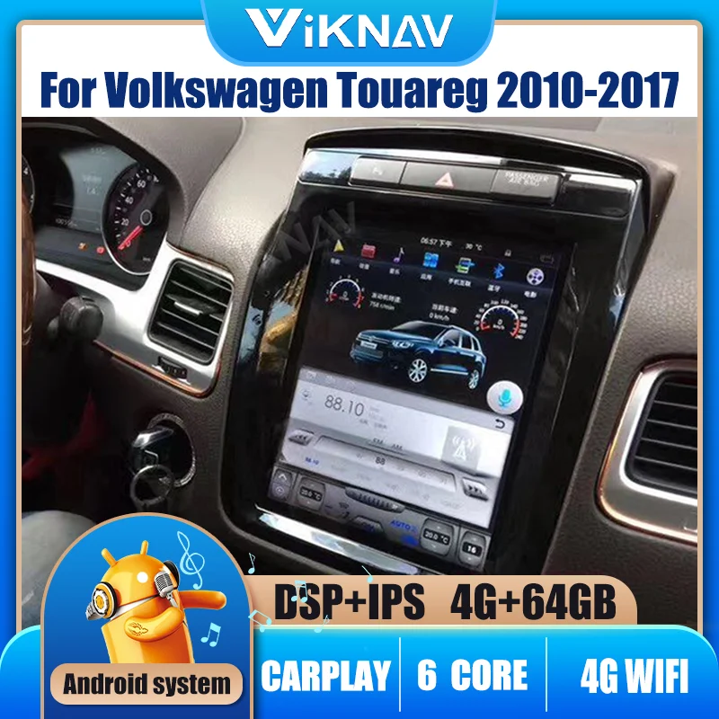 

Автомагнитола 2DIN на Android для Volkswagen Touareg 10,4-2010 с экраном 2017 дюйма, GPS-навигацией, DVD, мультимедийным проигрывателем