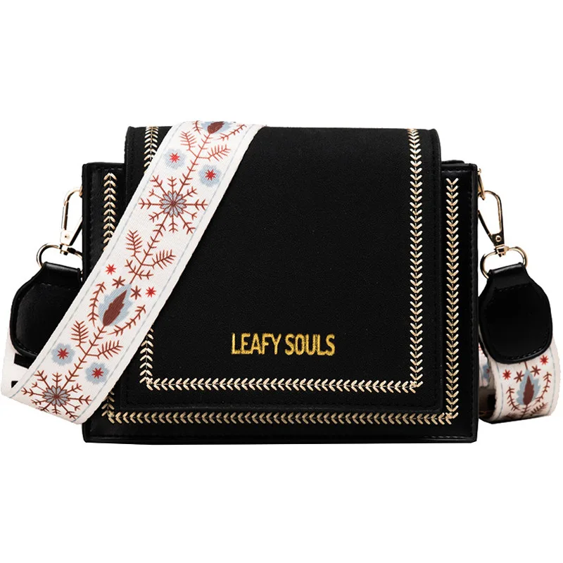 

Bag Women's Bag New 2021 Spring Korean Style Frosted Broadband Crossbody Bag Ins Texture Shoulder Small Square Bag